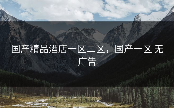 国产精品酒店一区二区，国产一区 无广告